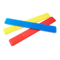 ARK Sensorisches Lesezeichen Fidget (3er-Pack, rot/gelb/blau)