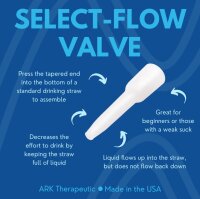 ARK Select-Flow Valve for Controlled Straw Drinking (3 Pack)