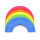 ARK Chewable Rainbow Fidget (Red, Standard)
