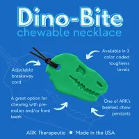 ARK Dino-Bite® Kau-Schmuck Halskette limettengrün, XT Medium