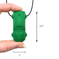 ARK Racecar Chew Necklace Red, Standard