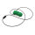 ARK Racecar Chew Necklace Bright Blue, XT Medium