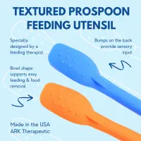 ARK proSpoon™ Feeding Therapy Spoon textured small for infants/babies teal, single