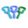ARK Guitar Oral Motor Chew Teal, XT Medium