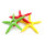 ARK SolaBite™ Five Pointed Chew Hot Pink, XT Medium