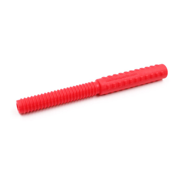ARK Bite Tube Hohles Kau-Tool (Strukturiert) Rot, Standard