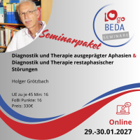Seminarpaket Diagnose und Therapie ausgeprägter...