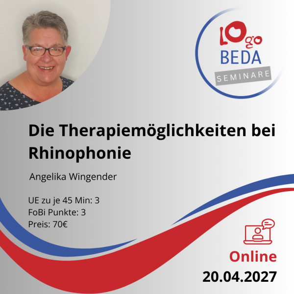 Die Therapiemöglichkeiten bei Rhinophonie
