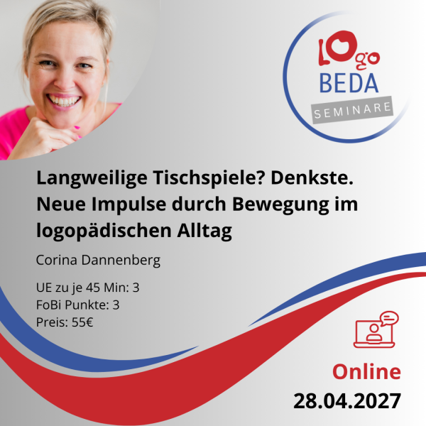 Langweilige Tischspiele? Denkste. Neue Impulse durch Bewegung im logopädischen Alltag