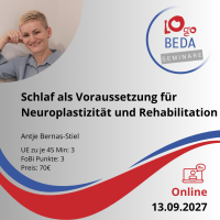Schlaf als Voraussetzung für Neuroplastizität...