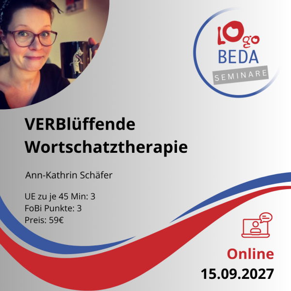 VERBlüffende Wortschatztherapie