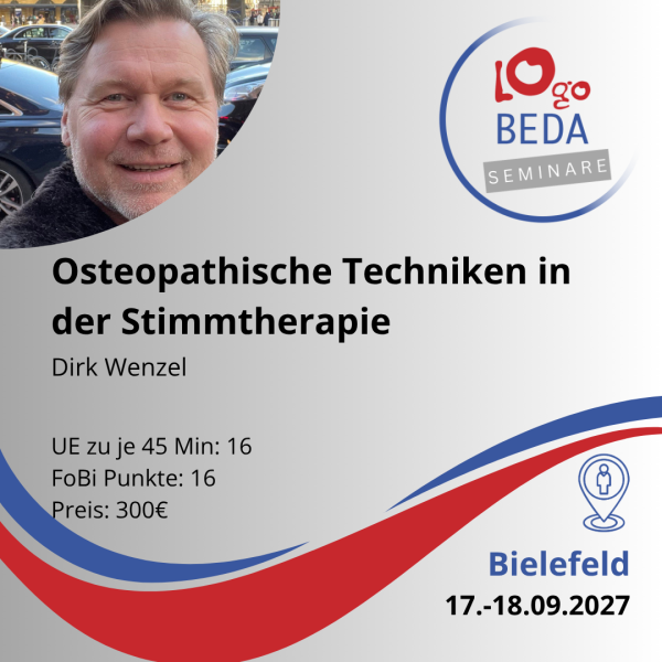 Osteopathische Techniken in der Sprachtherapie