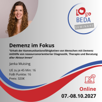 Demenz im Fokus - Erhalt der...
