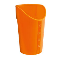 Trinkbecher mit Nasenausschnitt, orange