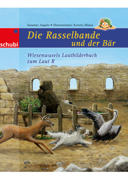 The rattle gang and the bear - Wiesenwusels sound picture book on the sound R