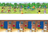 Stories about prepositions - picture box