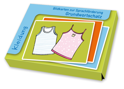 Bildkarten zur Sprachförderung: Kleidung