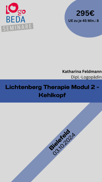 Lichtenberg Therapie Modul 2 - Kehlkopf
