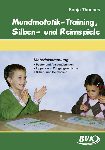 Oral motor skills training, syllable and rhyme games