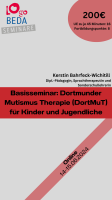 Basic seminar: Dortmunder Mutismus Therapie (DortMuT) for children and young people
