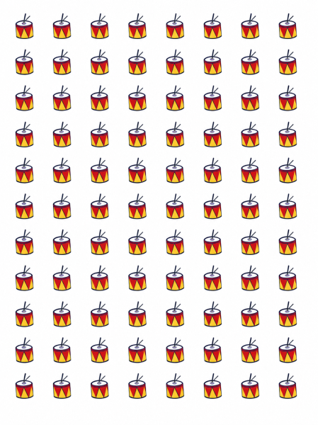 Sound Symbol Sticker Drum tr