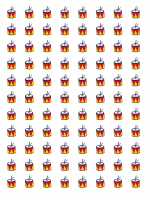 Sound Symbol Sticker Drum tr