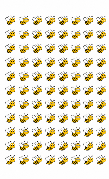 Sound Symbol Stickers Bee - voiced s