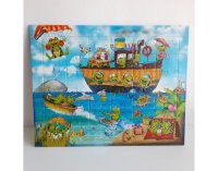 Puzzle on / above water (oral motor skills / SCH, F-W)