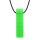 ARK Brick Stick® Textured Chew Necklace (Translucent Green, Standard)