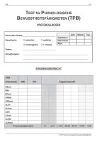 TPB Protokollbogen