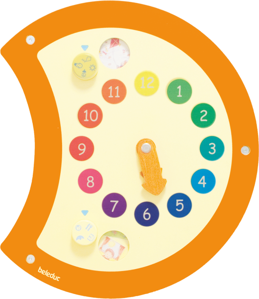 Wall Play Element Caterpillar "Clock"