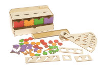 Montessori Sortierbox Obst und Gemüse