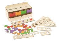 Montessori Sortierbox Obst und Gemüse